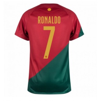 Portugal Cristiano Ronaldo #7 Hemmakläder VM 2022 Kortärmad